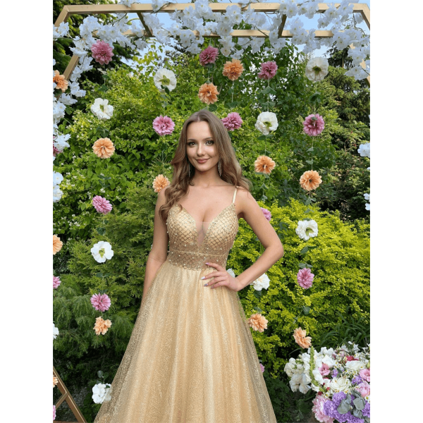 Svečana haljina za vjenčanje Gold